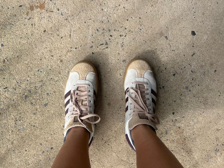 Image of Comme des Garçons PLAY x Converse All Star low stop sneaker, combining playful design with classic comfort
