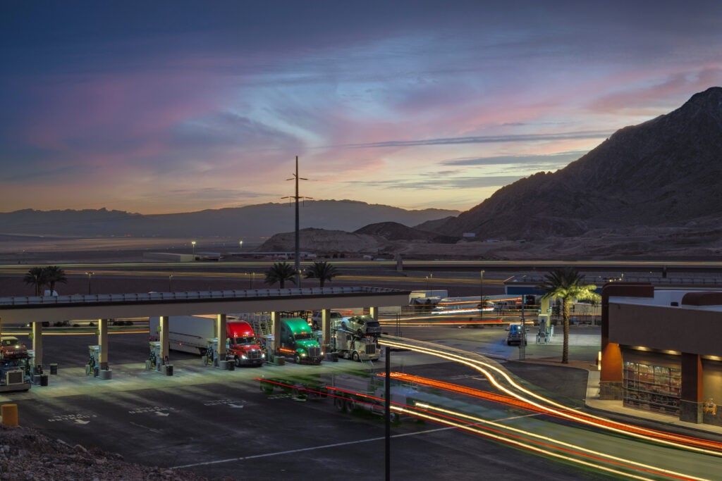 Well-maintained, clean and comfortable travel center facilities