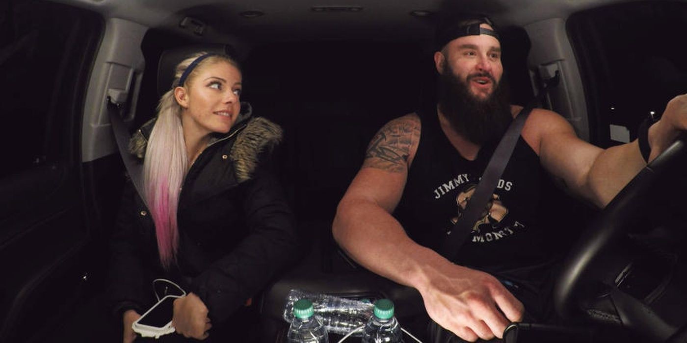 Alexa Bliss And Braun Strowman Ride Along 