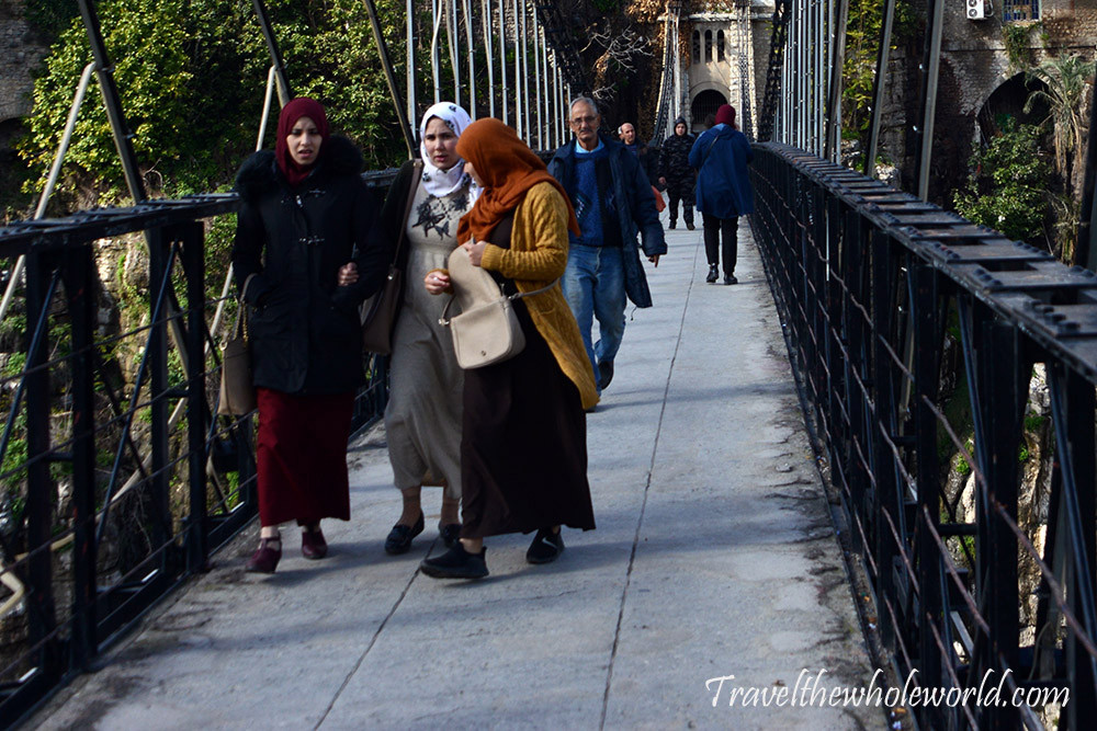Algeria Constantine Crossing Mellah Slimane Bridge