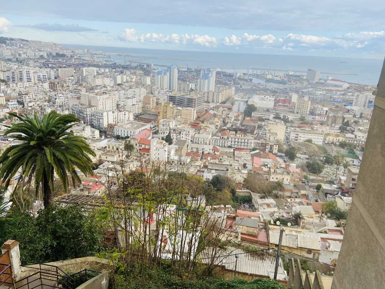 Winding streets of the Algiers Casbah