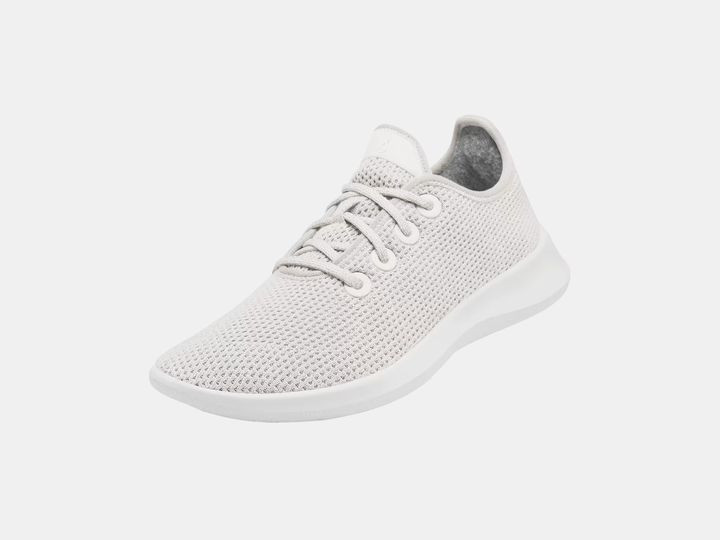 A pair of Allbirds Tree Runners providing breathable comfort for everyday explorations in Vietnam.