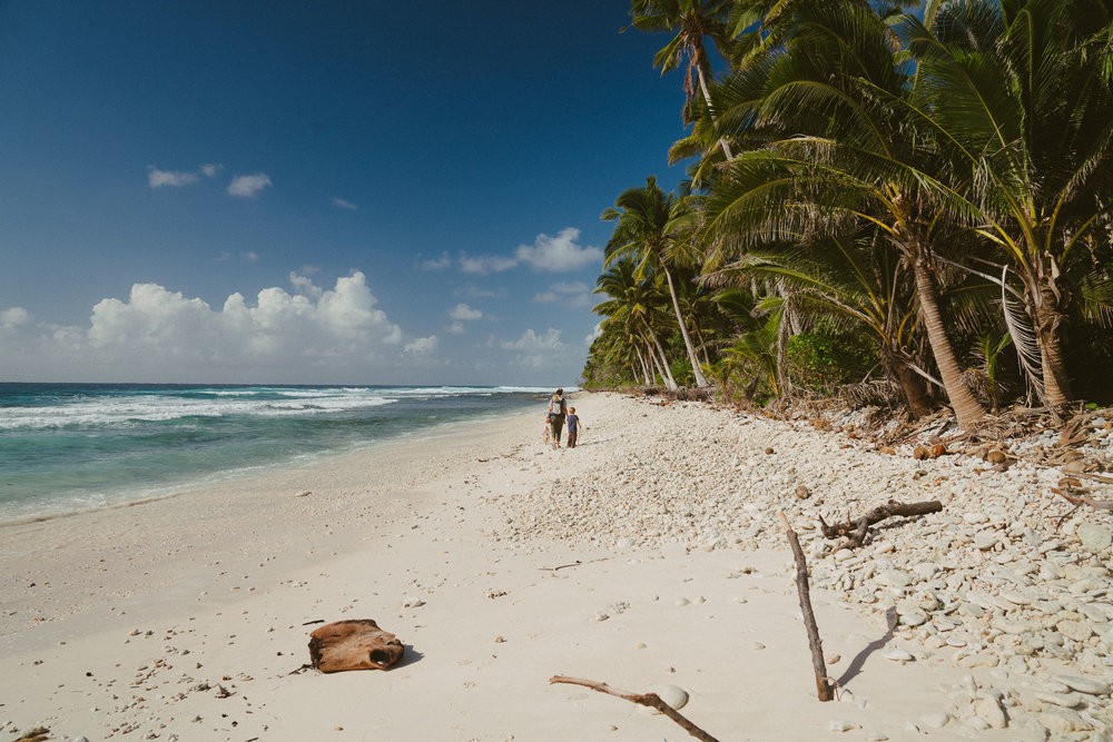 Scenic Aunu'u beach in American Samoa, offering a tranquil escape