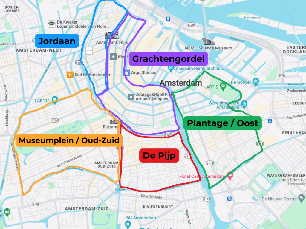 Amsterdam Neighborhood Map