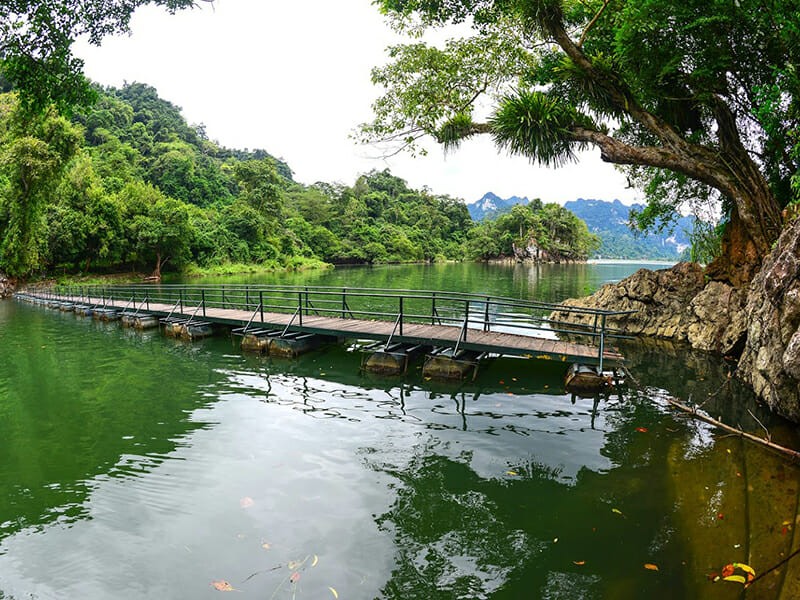An Ma Island in Ba Be Lake
