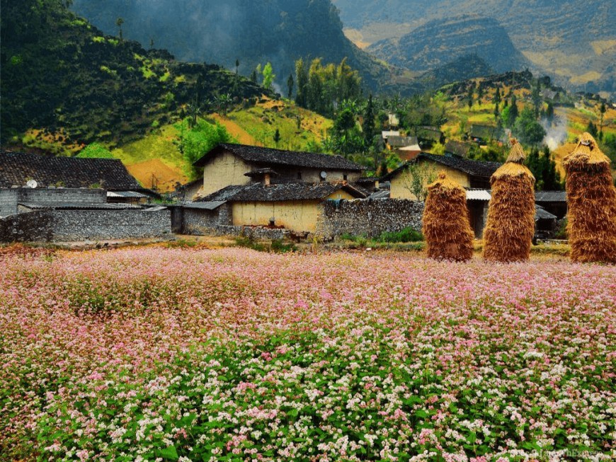Proper hiking boots are essential for exploring Ha Giang