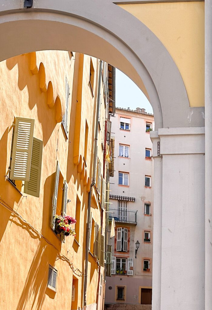 Archway in Nice, France