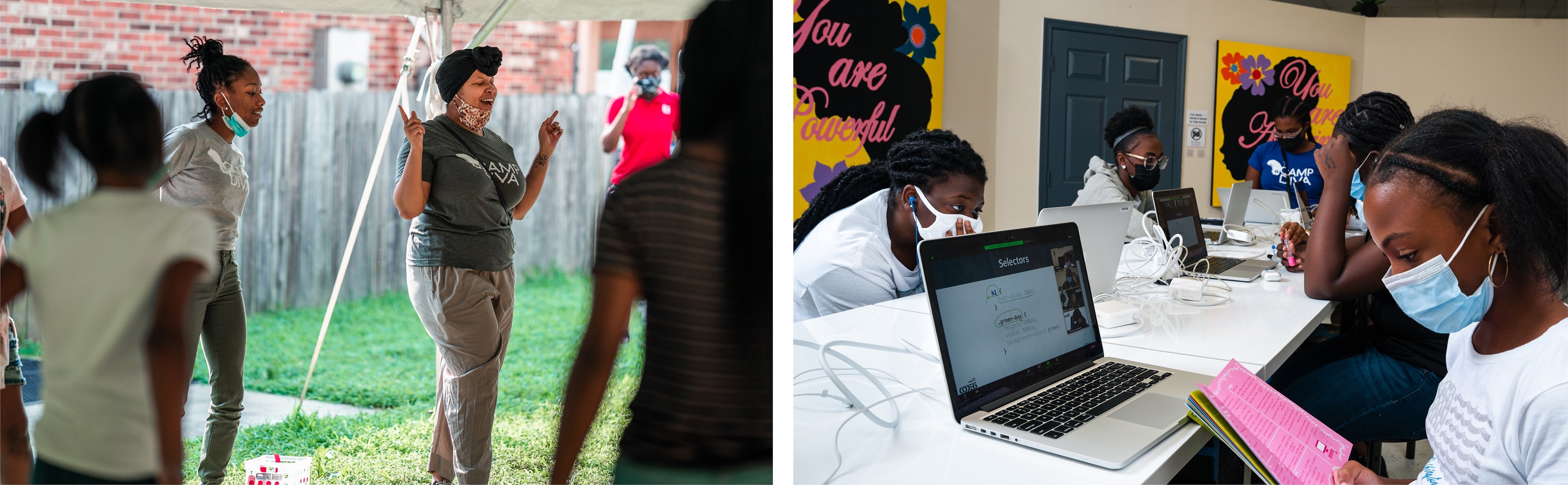 Dominique Meeks Gombe partners with Girls For A Change