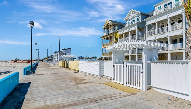 Stroll the Boardwalk in Atlantic Beach, NC, coastal sights and sounds