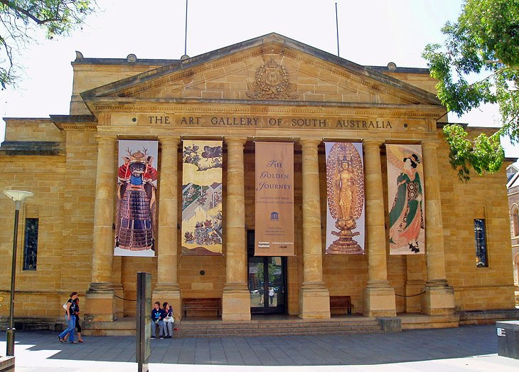 Elegant Victorian architecture of the Art Gallery of South Australia