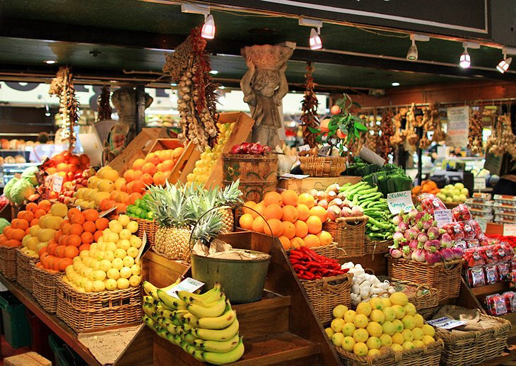 Vibrant stalls at Adelaide Central Market