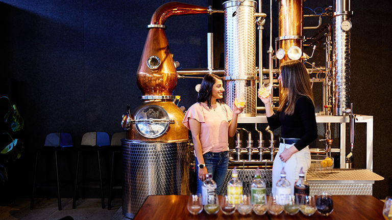 Distillery Scene in Australia