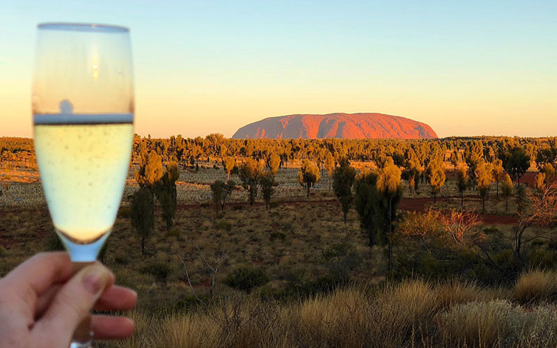 Ayers Rock at sunset