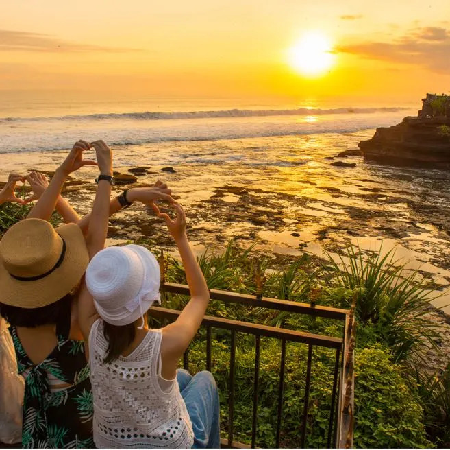 Scenic Bali Sunset