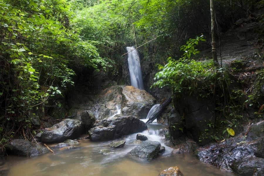 Enjoying the serene Bang Pae Waterfall in Phuket