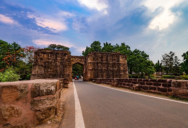 Barabati Fort in Cuttack, Odisha, showcasing its historical architecture and significance as a remnant of the Ganga dynasty's stronghold.