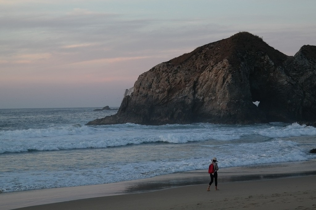 Sunset at Zipolite Beach