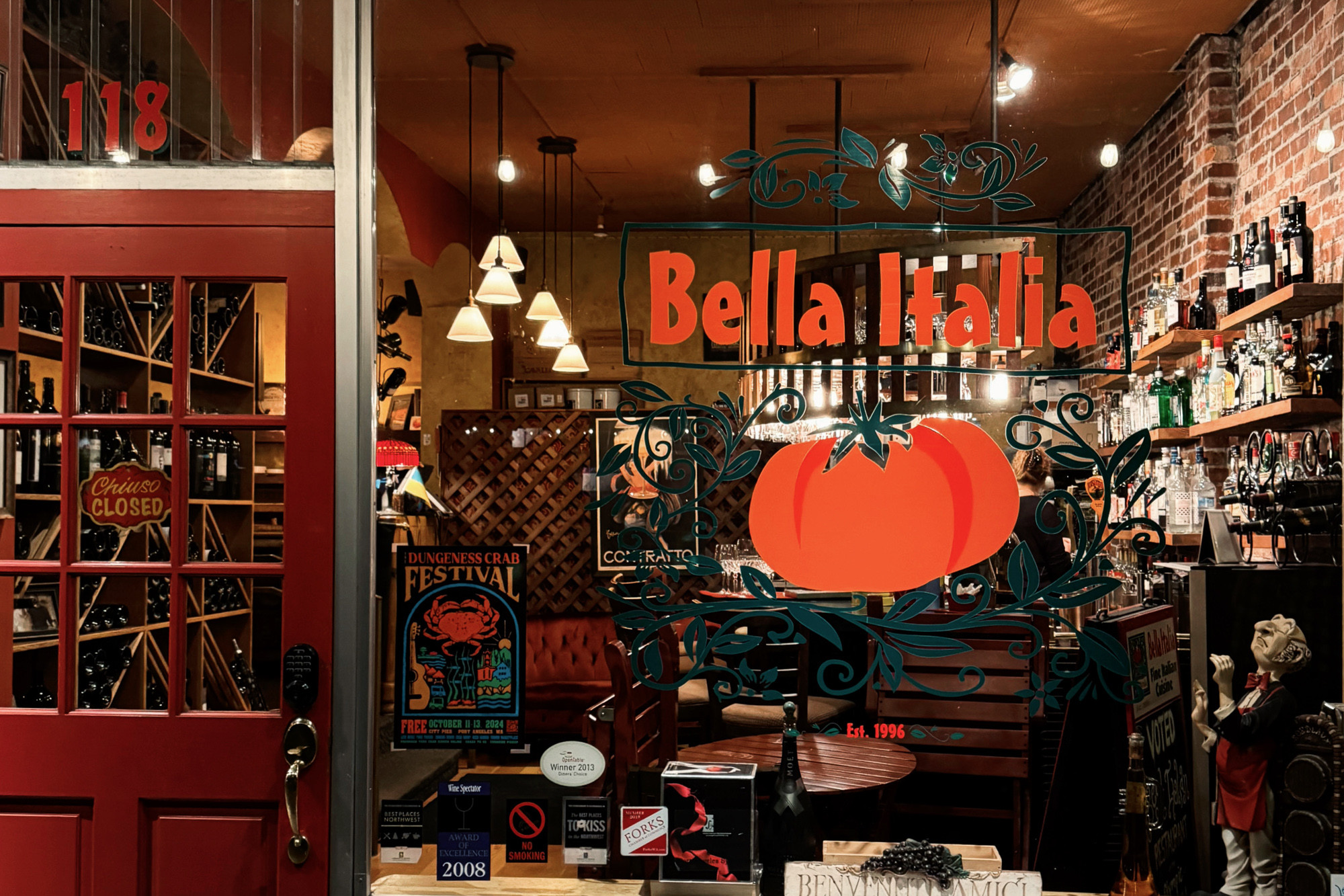 Bella Italia Twilight Restaurant Port Angeles Washington