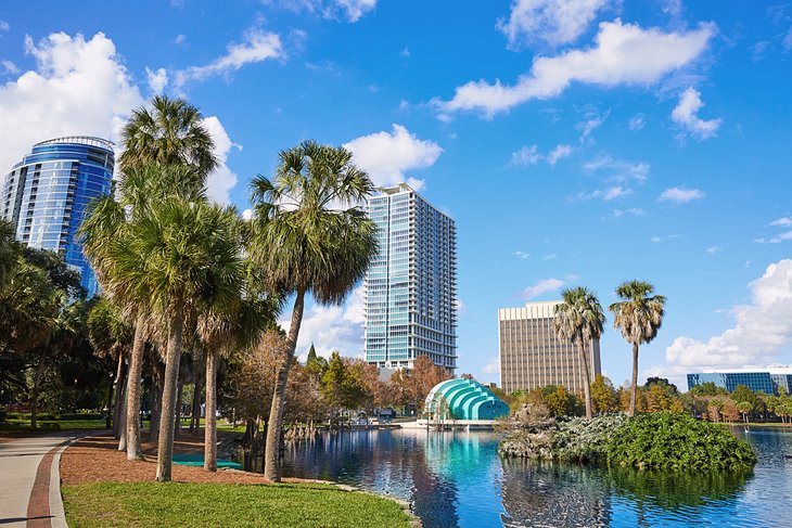 Lake Eola and Downtown Orlando