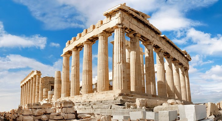 The Acropolis in Athens, showcasing its ancient ruins and historical significance