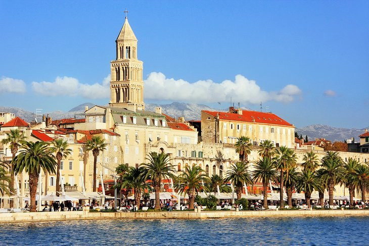 Diocletian's Palace Split waterfront Croatia