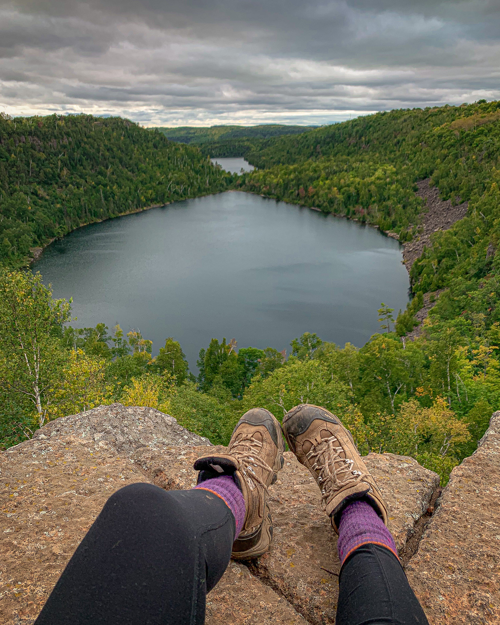 Hiking Bean and Bear Lakes on the North Shore of Minnesota for scenic Midwestern views