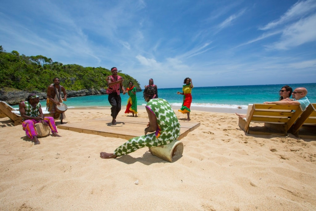 Bamboo Beach in Jamaica