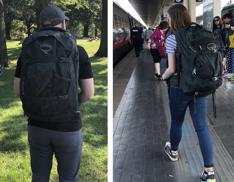 Osprey Farpoint 40 and 55 Travel Backpacks