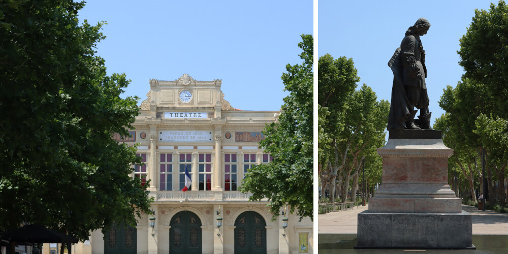 Les Allées Paul Riquet in Béziers