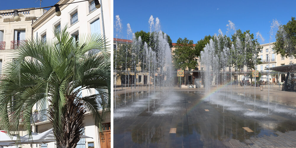 Place Jean Jaurès in Béziers