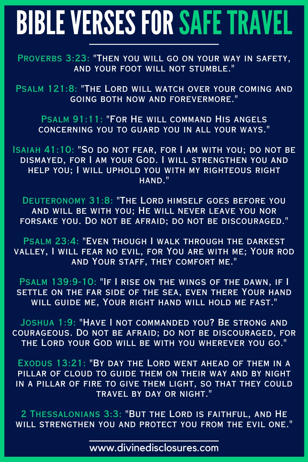 Couple traveling with bible verses