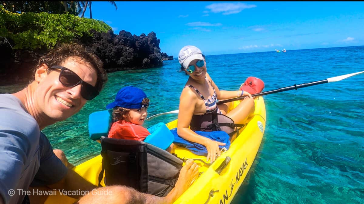 Big Island travel guide - Kayak to Kealakekua Bay
