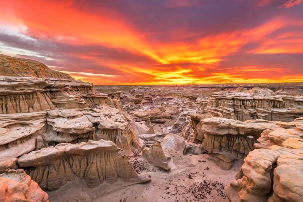 Bisti Badlands Rock Formations