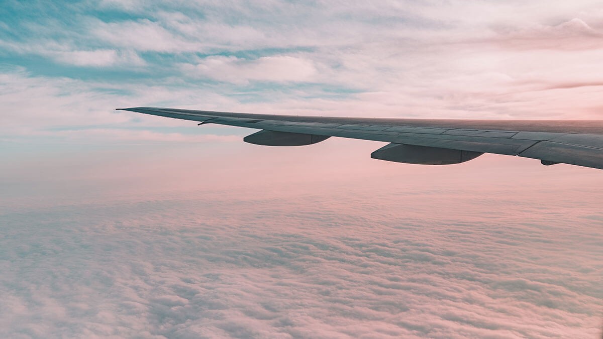 Plane Wing Clouds