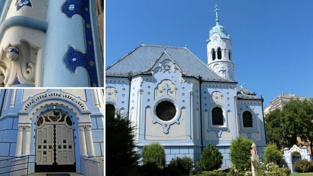 Bratislava Blue Church Exterior