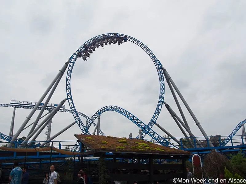Blue Fire rollercoaster at Europapark, Germany
