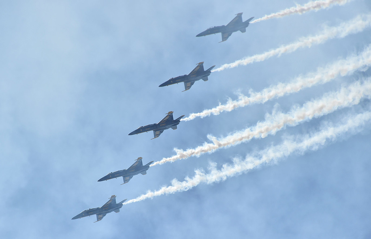 Blue Angels in Formation