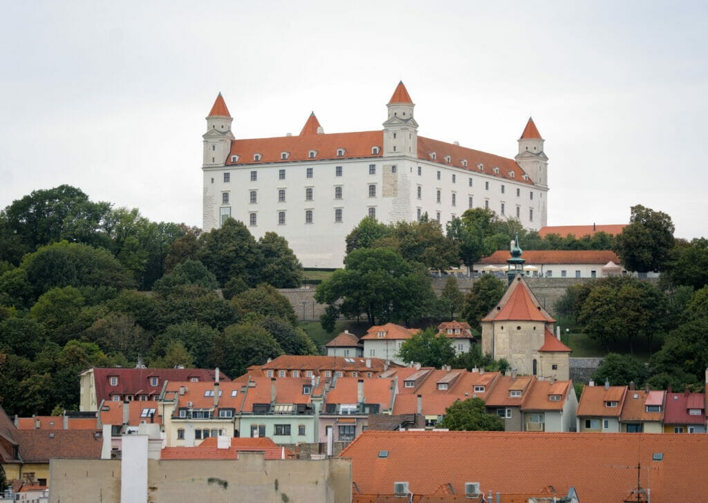 Bratislava Castle Hilltop View