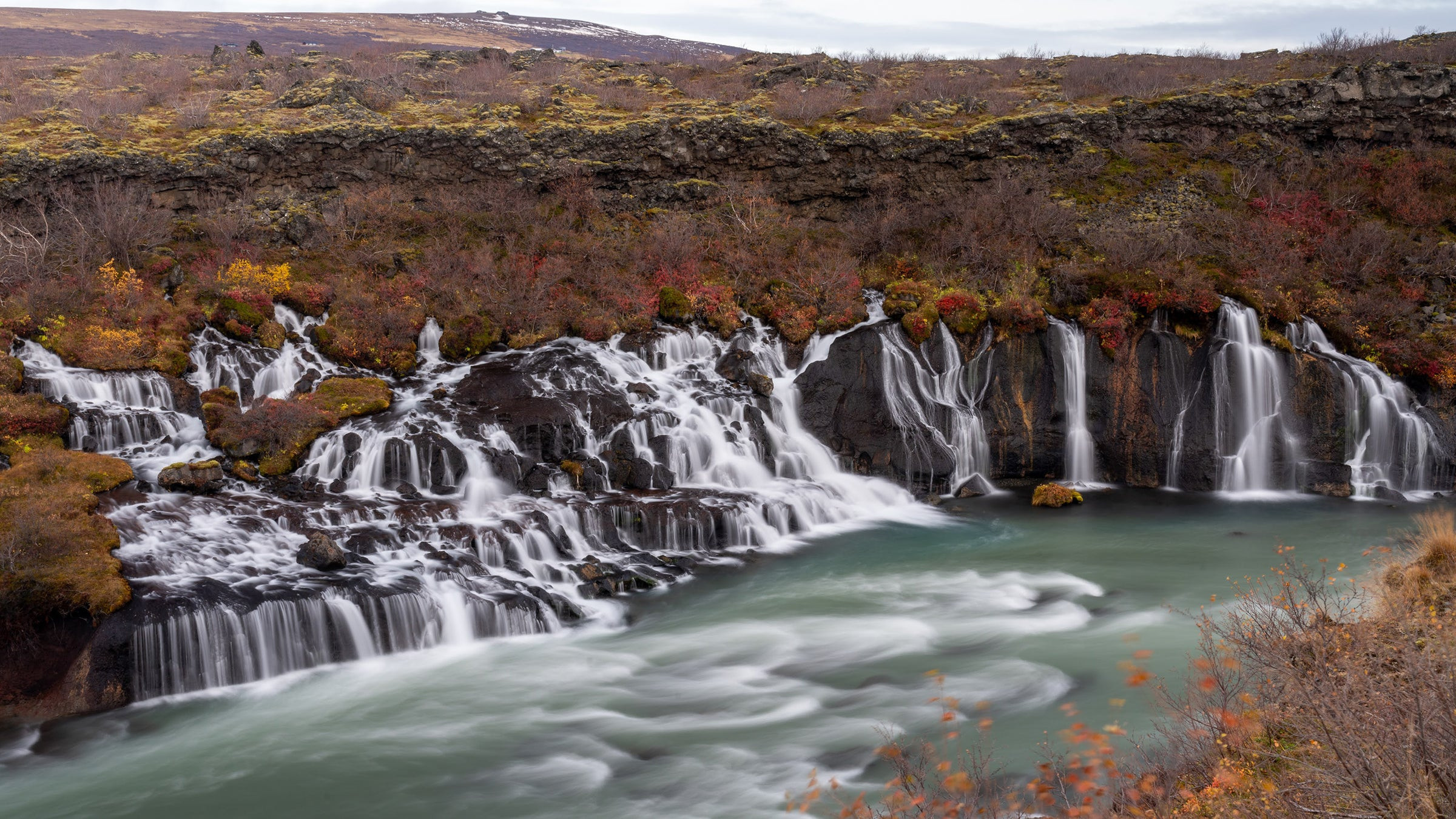 Barnafoss Waterfalls