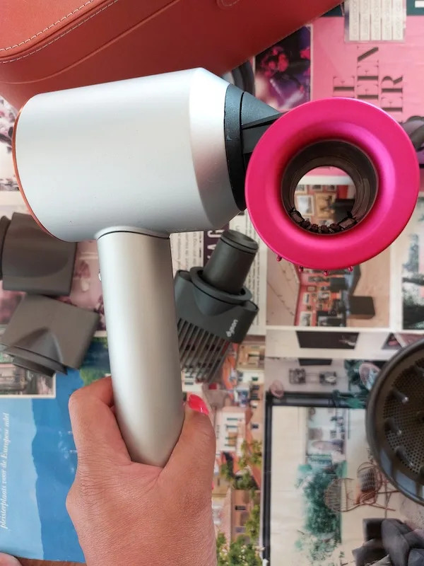 Dyson Supersonic hair dryer with attachments
