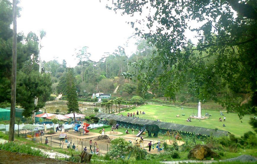 Bryant Park in Kodaikanal is a vibrant botanical garden often featured in Tamil Nadu tour packages, showcasing the region's natural beauty