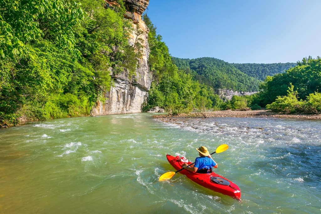 Lush Scenery Buffalo River Arkansas