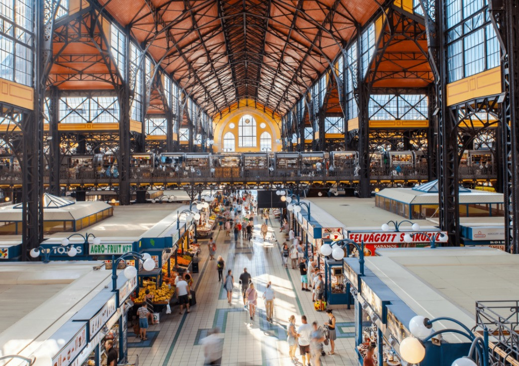 The Central Halls, Budapest, Hungary