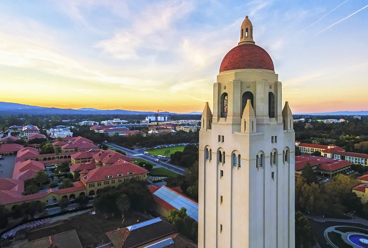 Stanford University is a beautiful campus to explore
