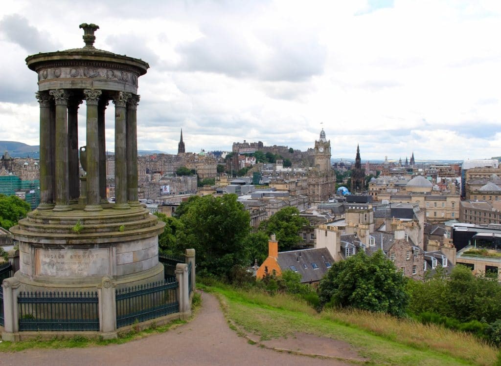 Calton Hill in Edinburgh