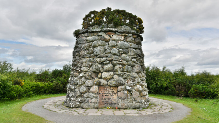 Culloden Battlefield, Scotland, a haunting moor marking the end of the Jacobite rising in 1746, with clan markers and a visitor center