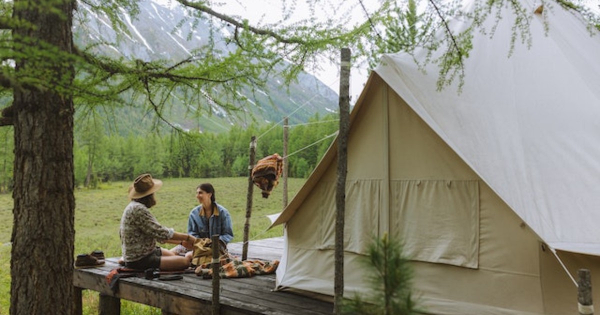 Eco-friendly camping in New Zealand, showcasing responsible tourism