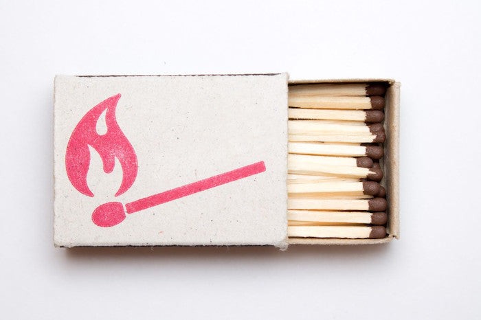 You can bring only one box of matches on a flight.