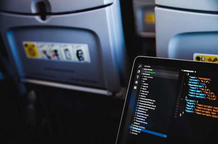 Distract yourself from cravings during air travel.