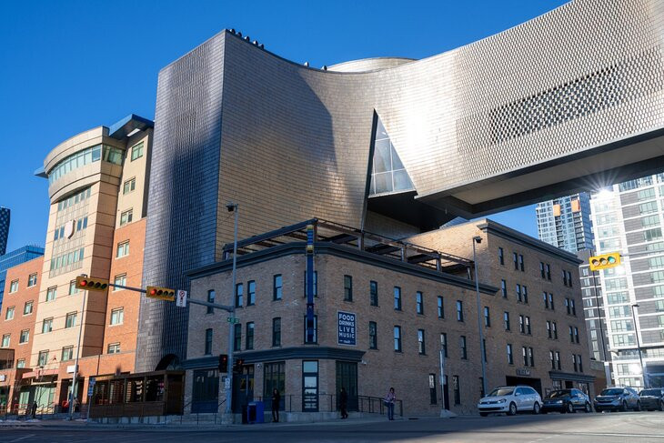 Exterior of Studio Bell, Home of the National Music Centre